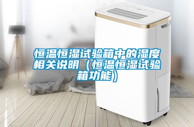 恒温恒湿试验箱中的湿度相关说明（恒温恒湿试验箱功能）