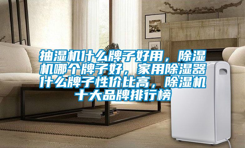 抽湿机什么牌子好用，除湿机哪个牌子好，家用除湿器什么牌子性价比高，除湿机十大品牌排行榜