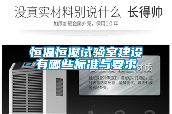 恒温恒湿试验室建设有哪些标准与要求