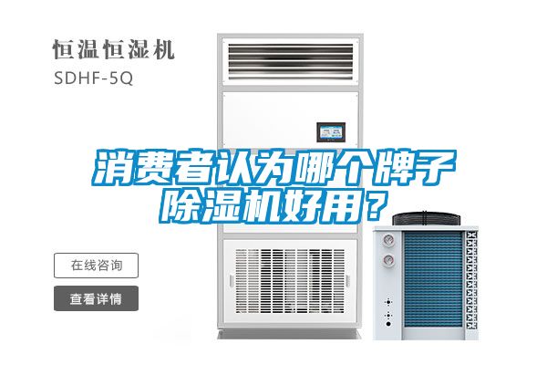 消费者认为哪个牌子除湿机好用？