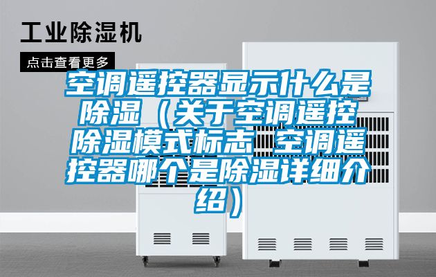 空调遥控器显示什么是除湿（关于空调遥控除湿模式标志 空调遥控器哪个是除湿详细介绍）