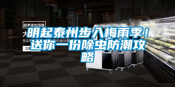 明起泰州步入梅雨季！送你一份除虫防潮攻略