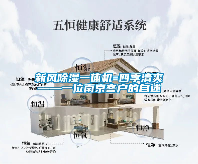 新风除湿一体机=四季清爽——一位南京客户的自述