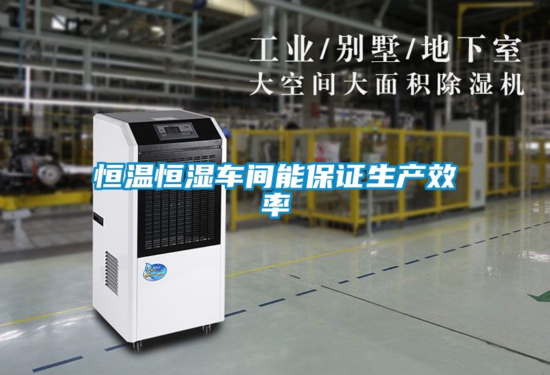 恒温恒湿车间能保证生产效率