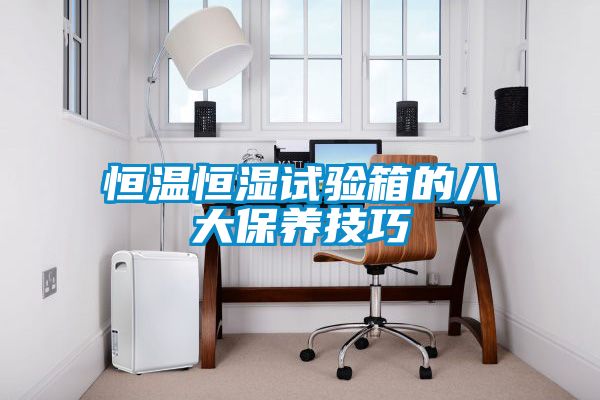 恒温恒湿试验箱的八大保养技巧