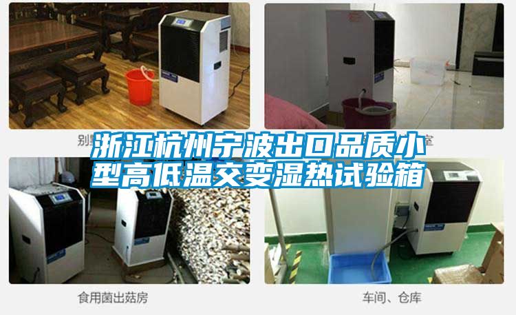 浙江杭州宁波出口品质小型高低温交变湿热试验箱