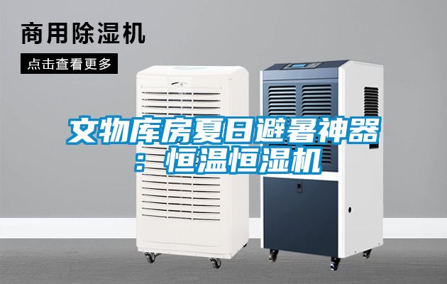 文物库房夏日避暑神器：恒温恒湿机