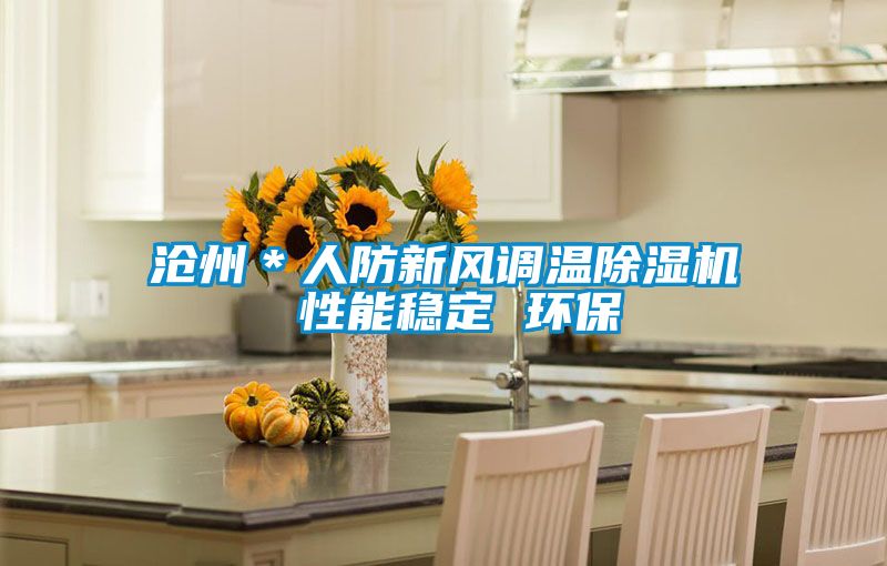 沧州＊人防新风调温除湿机 性能稳定 环保