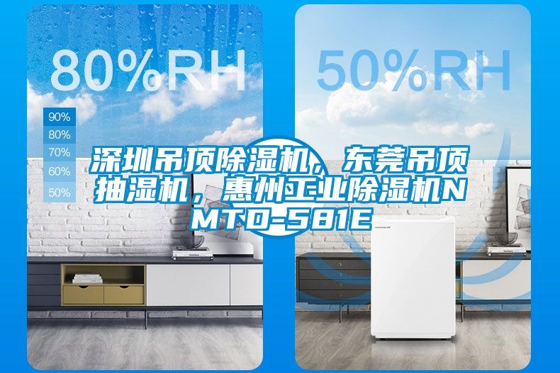 深圳吊顶除湿机，东莞吊顶抽湿机，惠州工业除湿机NMTD-581E