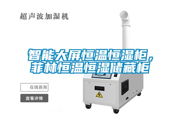 智能大屏恒温恒湿柜，菲林恒温恒湿储藏柜