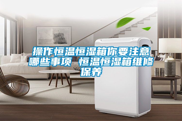 操作恒温恒湿箱你要注意哪些事项 恒温恒湿箱维修保养