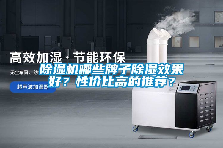 除湿机哪些牌子除湿效果好？性价比高的推荐？