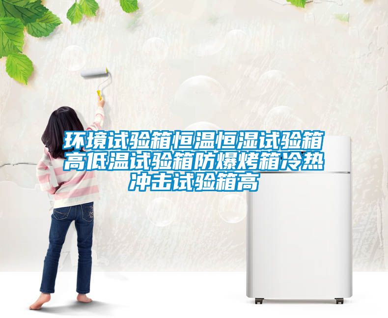 环境试验箱恒温恒湿试验箱高低温试验箱防爆烤箱冷热冲击试验箱高