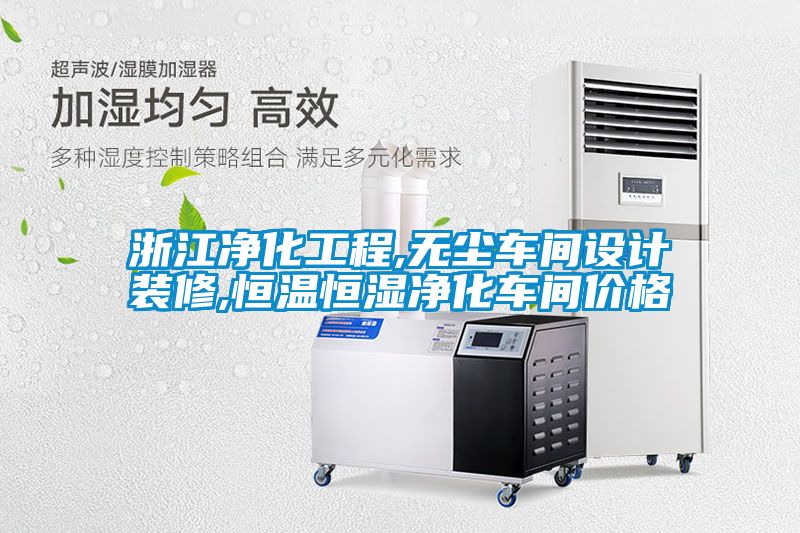 浙江净化工程,无尘车间设计装修,恒温恒湿净化车间价格