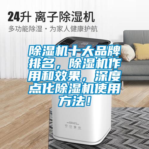 除湿机十大品牌排名，除湿机作用和效果，深度点化除湿机使用方法！