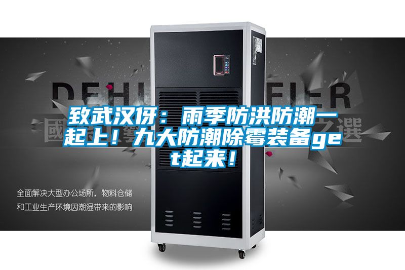 致武汉伢：雨季防洪防潮一起上！九大防潮除霉装备get起来！