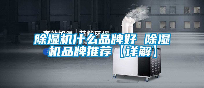 除湿机什么品牌好 除湿机品牌推荐【详解】