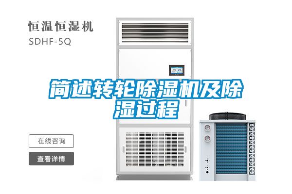 简述转轮除湿机及除湿过程
