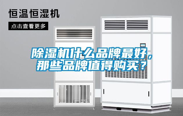 除湿机什么品牌最好，那些品牌值得购买？