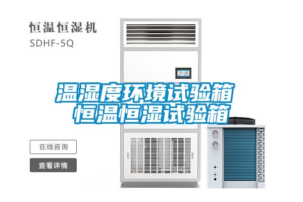 温湿度环境试验箱 恒温恒湿试验箱