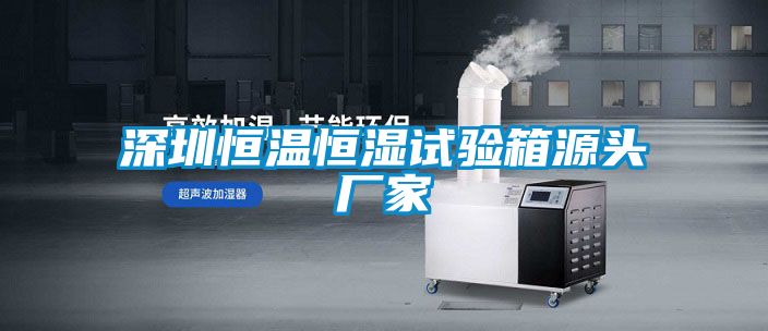 深圳恒温恒湿试验箱源头厂家