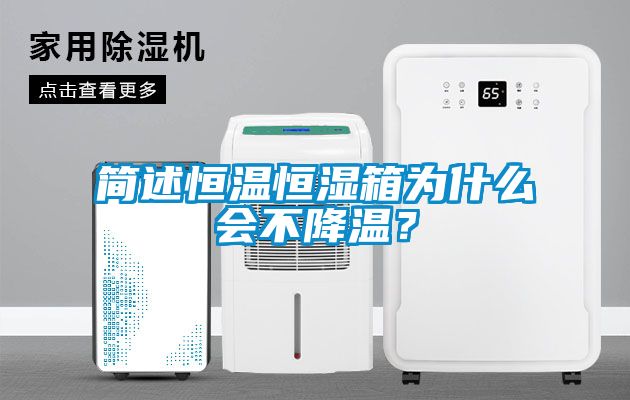 简述恒温恒湿箱为什么会不降温？