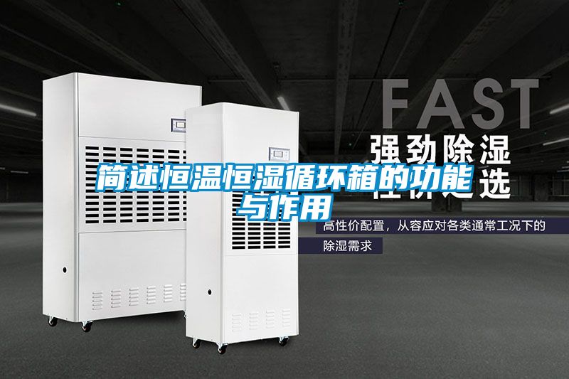 简述恒温恒湿循环箱的功能与作用