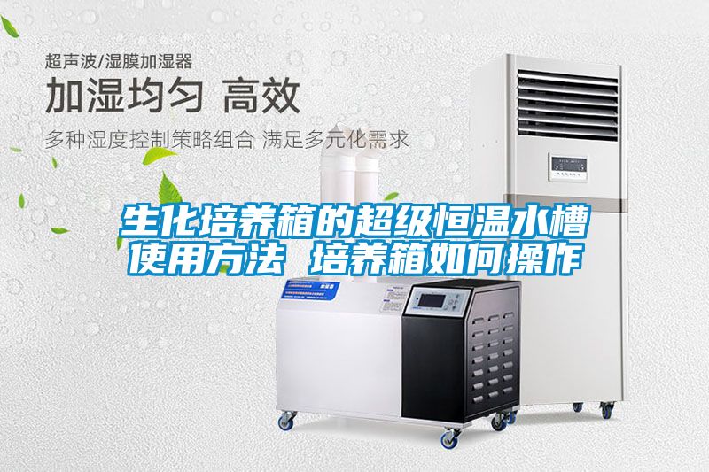 生化培养箱的超级恒温水槽使用方法 培养箱如何操作