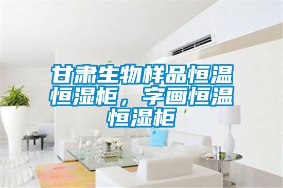 甘肃生物样品恒温恒湿柜，字画恒温恒湿柜