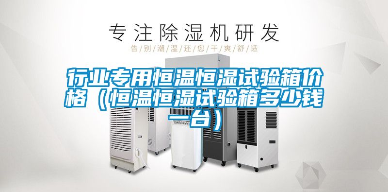 行业专用恒温恒湿试验箱价格（恒温恒湿试验箱多少钱一台）