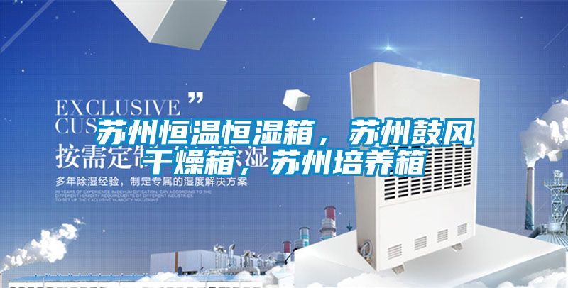 苏州恒温恒湿箱，苏州鼓风干燥箱，苏州培养箱