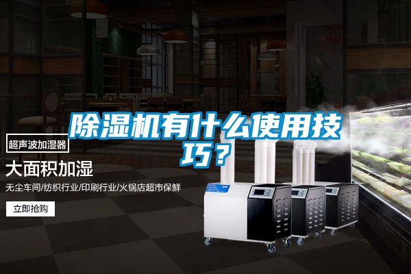 除湿机有什么使用技巧？