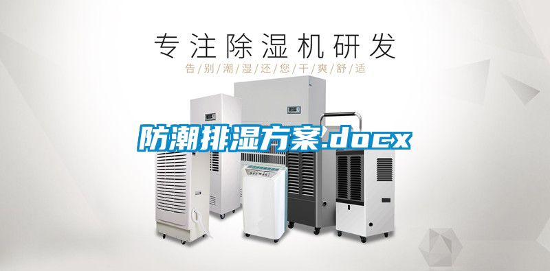 防潮排湿方案.docx