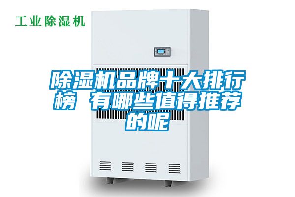 除湿机品牌十大排行榜 有哪些值得推荐的呢