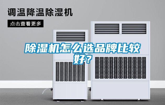 除湿机怎么选品牌比较好？