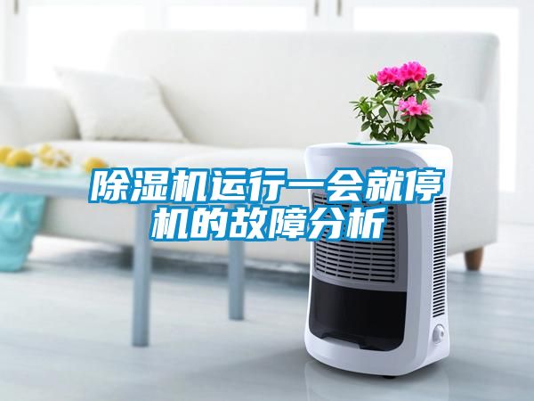 除湿机运行一会就停机的故障分析