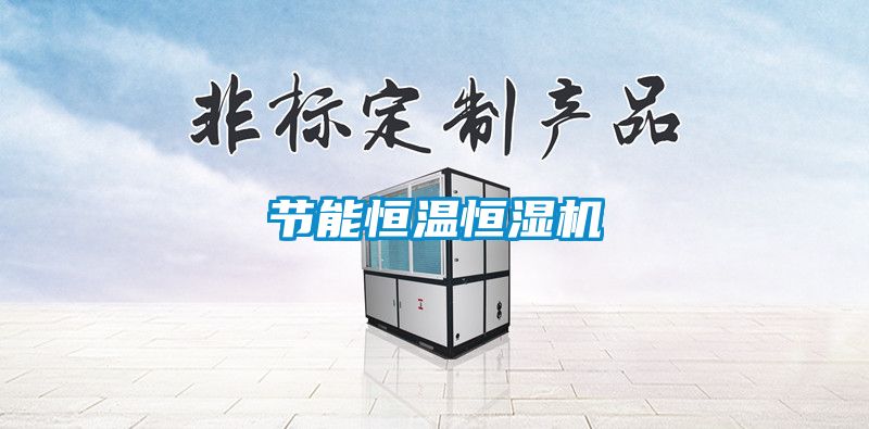 节能恒温恒湿机
