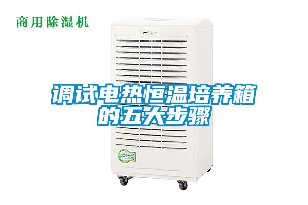 调试电热恒温培养箱的五大步骤