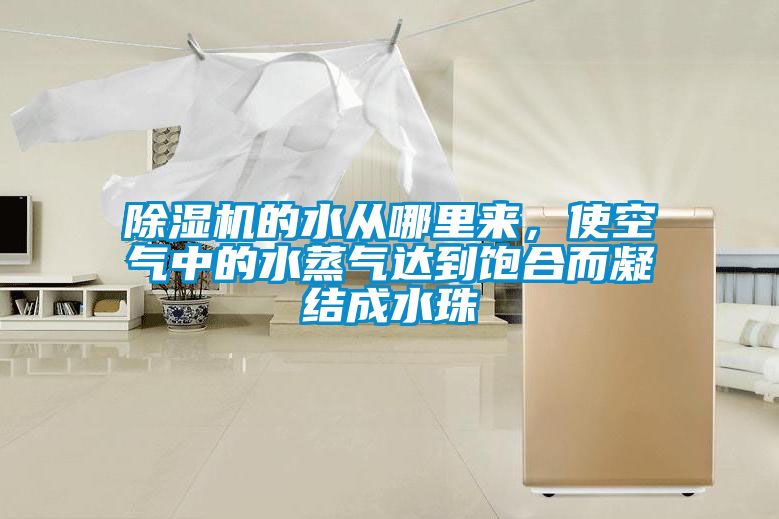 除湿机的水从哪里来，使空气中的水蒸气达到饱合而凝结成水珠