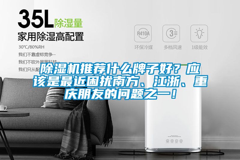 除湿机推荐什么牌子好？应该是最近困扰南方、江浙、重庆朋友的问题之一！