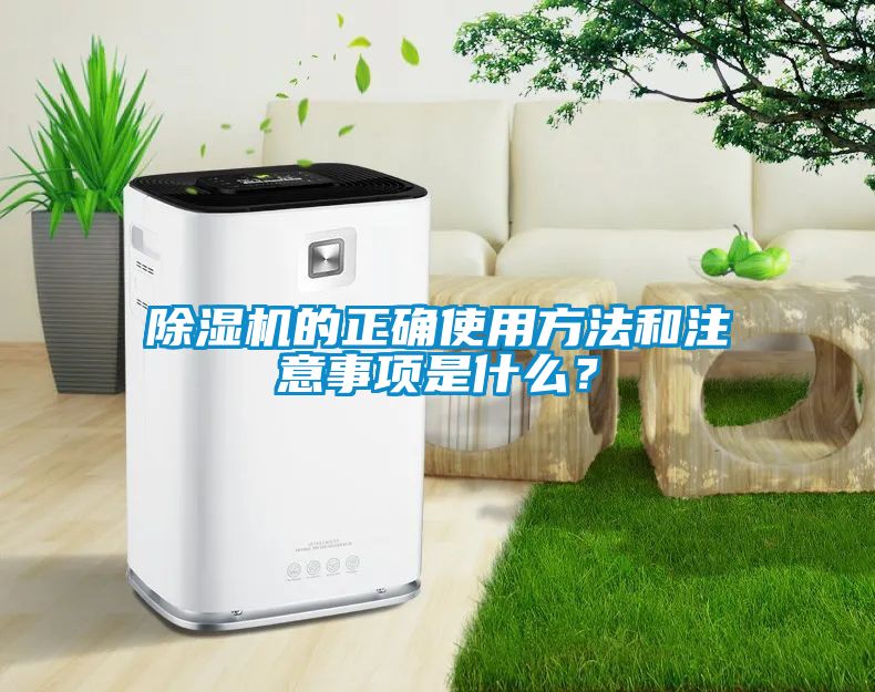 除湿机的正确使用方法和注意事项是什么？