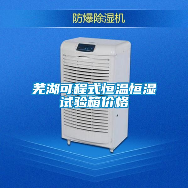 芜湖可程式恒温恒湿试验箱价格