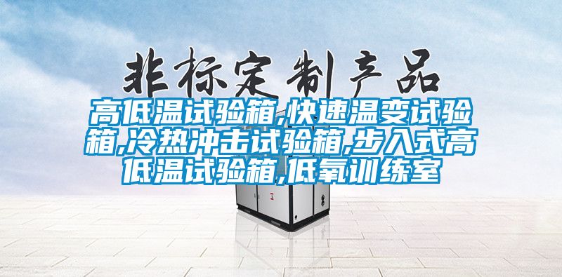 高低温试验箱,快速温变试验箱,冷热冲击试验箱,步入式高低温试验箱,低氧训练室