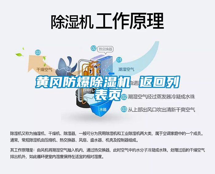 黄冈防爆除湿机 返回列表页