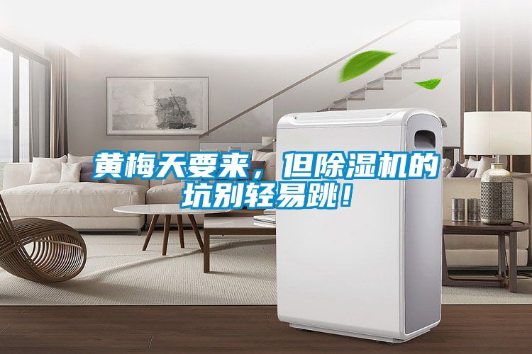 黄梅天要来，但除湿机的坑别轻易跳！