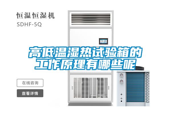 高低温湿热试验箱的工作原理有哪些呢